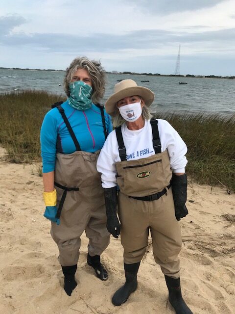 East Hampton Shellfish Hatchery oyster farmers and Trustees in Napeague