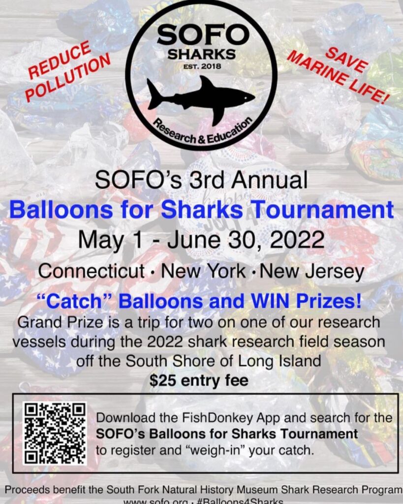 Balloons for Sharks Tournament May 1-June 30 2022