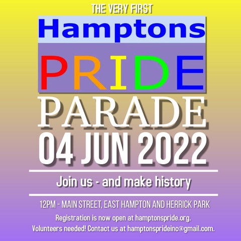 First Hamptons PRIDE PARADE June 4 2022