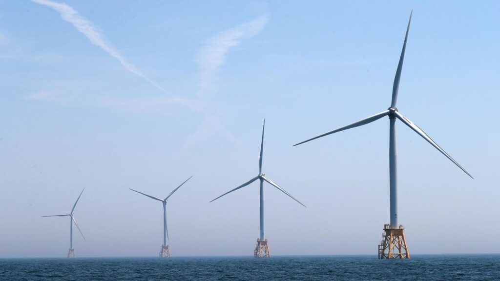 Wind turbines photo by David L. Ryan / The Boston Globe / Getty Images 