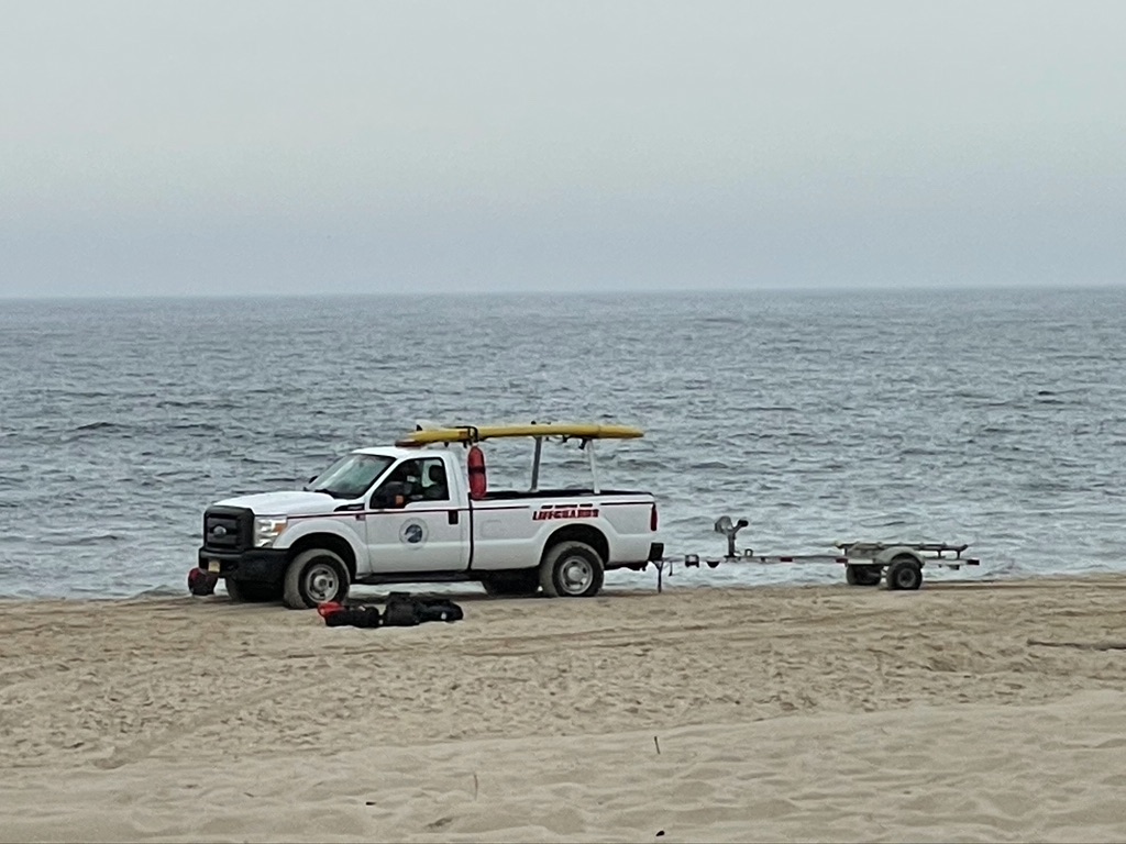 Ocean Rescue at practice at Atlantic Avenue beach Amagansett 5/13/23