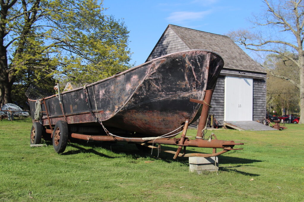 Stuart Vorphal's Vessel on view at East Hampton Historical Farm Photo Durell Godfrey