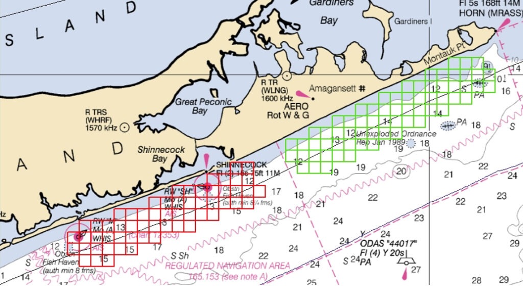 Cornell bottom trawl survey map
