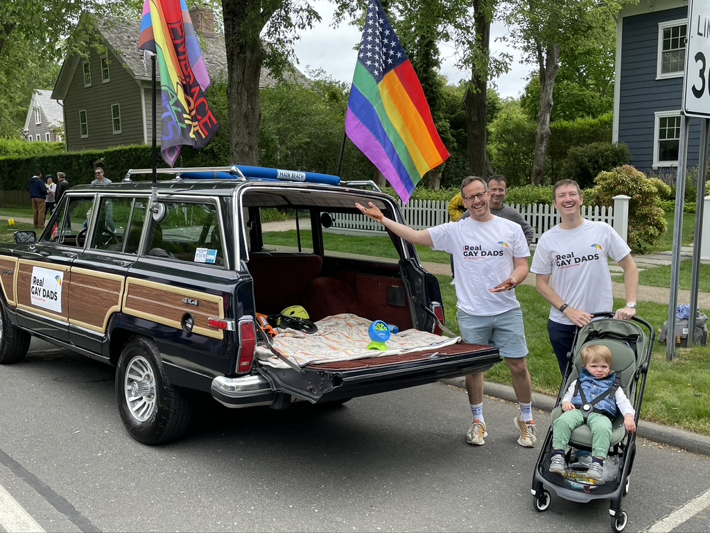 Hampton PRIDE Parade Real Gay Dads 