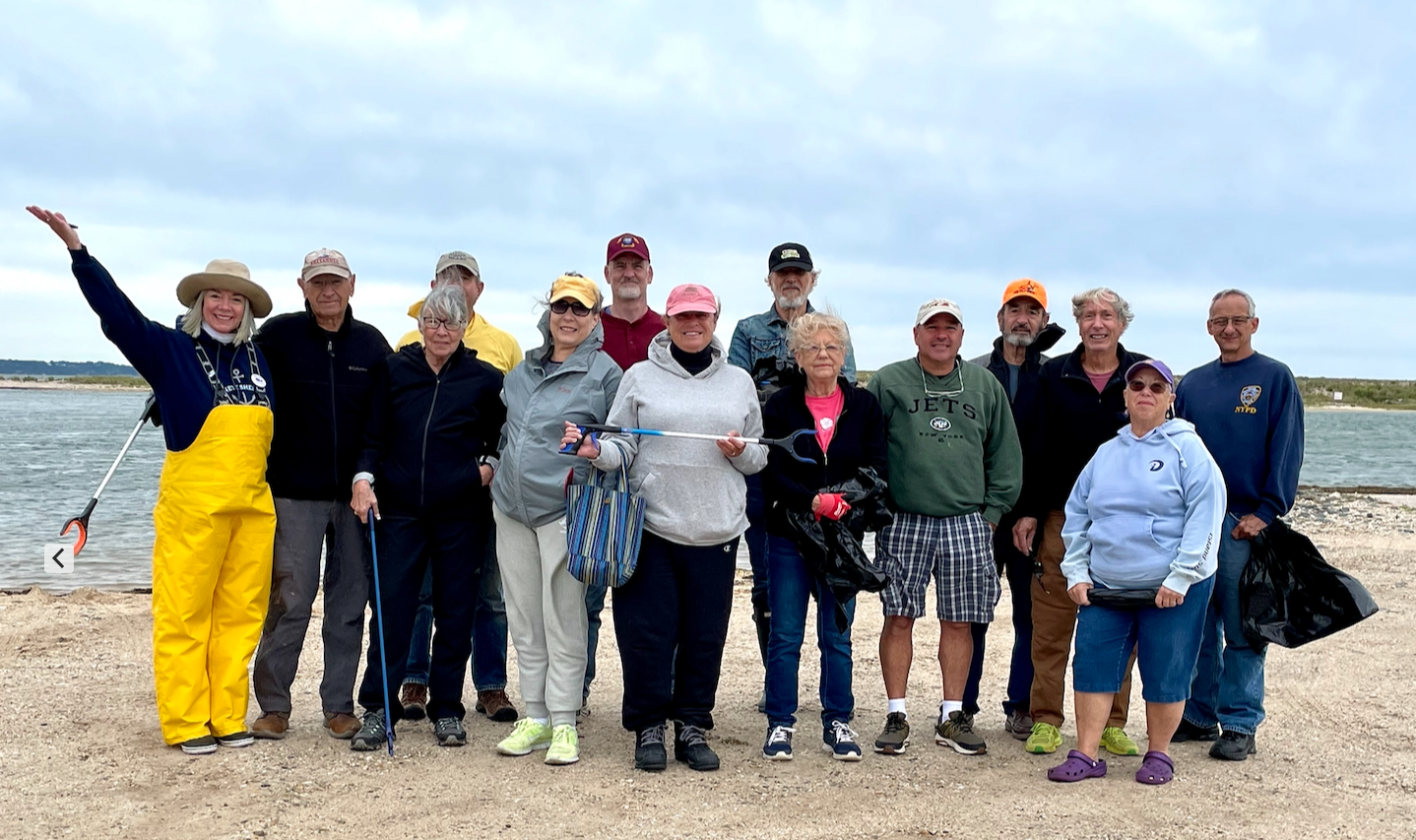 Lazy Point Association members for EH Litter Action Clean Up event September 16 2023