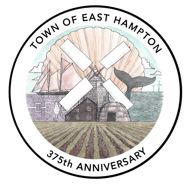 Town of East Hampton 375th Anniversary poster October 14, 2023 parade celebration