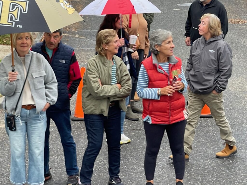 Spectators on Main Street