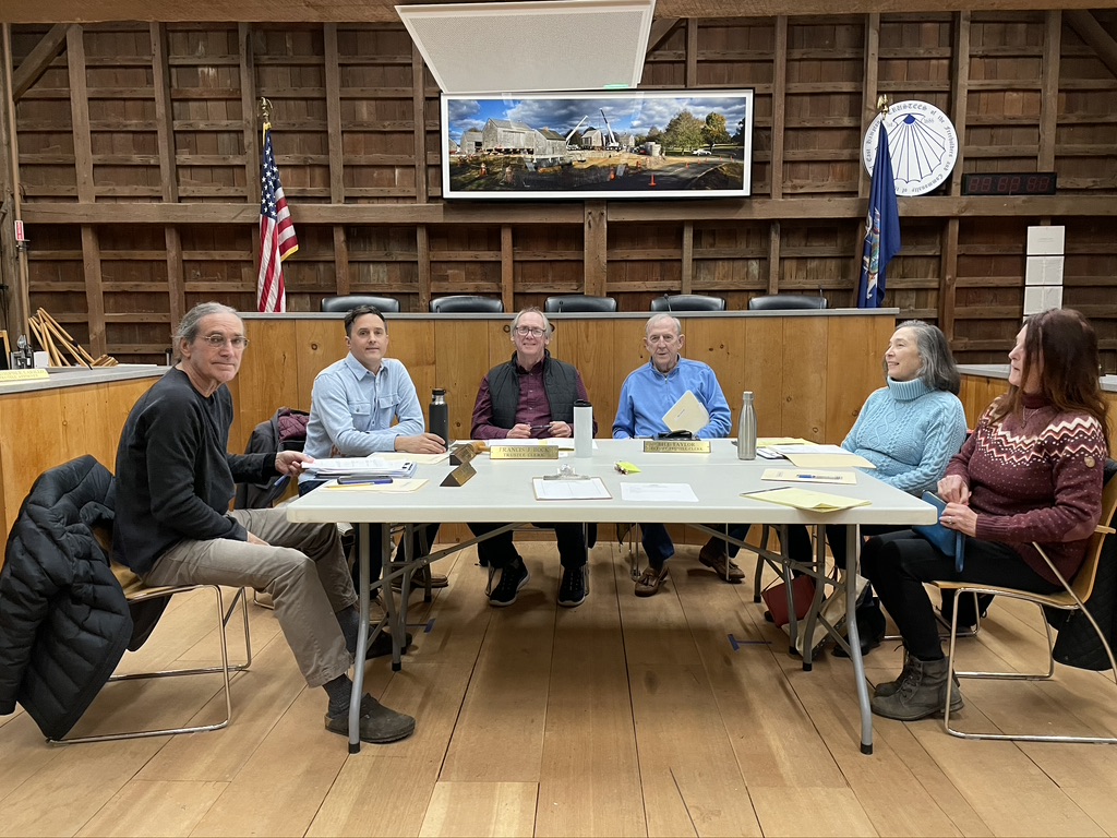 The first meeting of 2024 is on January 8th. Town Hall
