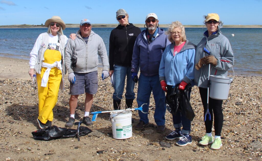 Lazy Point Beach Clean up May 11, 2024