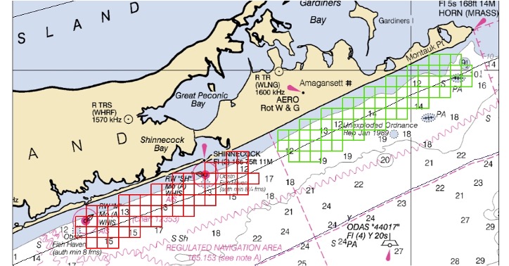 Map of bottom trawl survey area July 11-15 2024