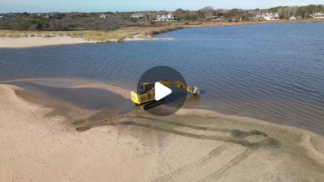 Georgia Pond cut November 14th 2024 Drone footage by Tim Miller