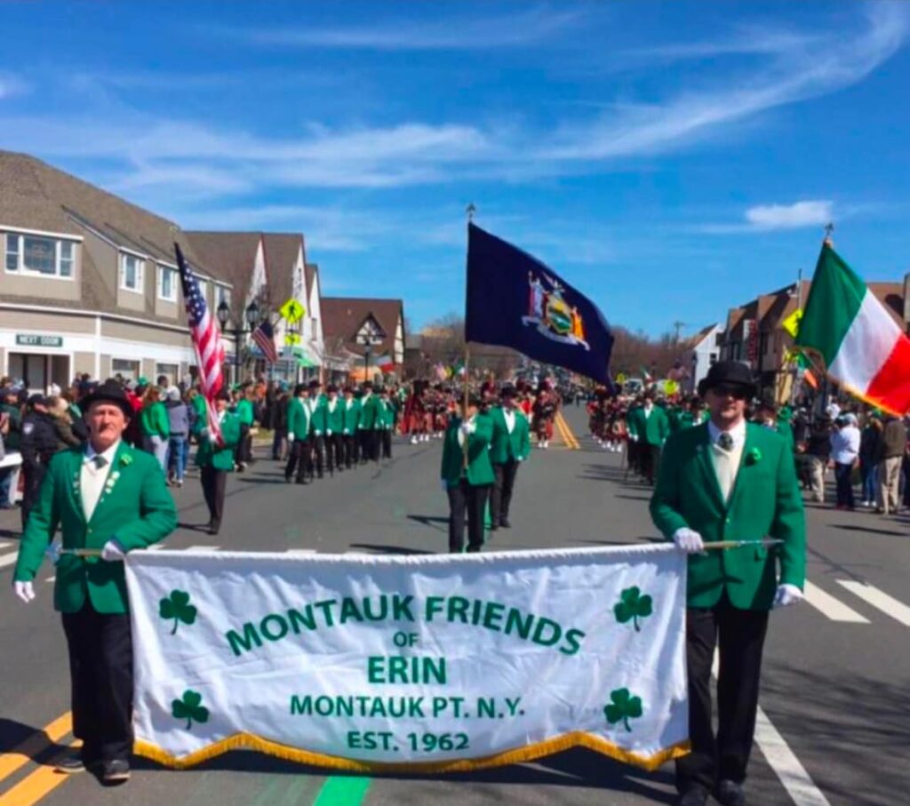 Montauk Friends of Erin Parade banner