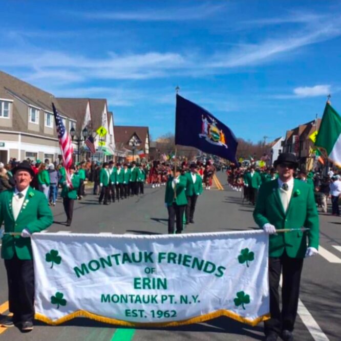 Montauk Friends of Erin Parade banner
