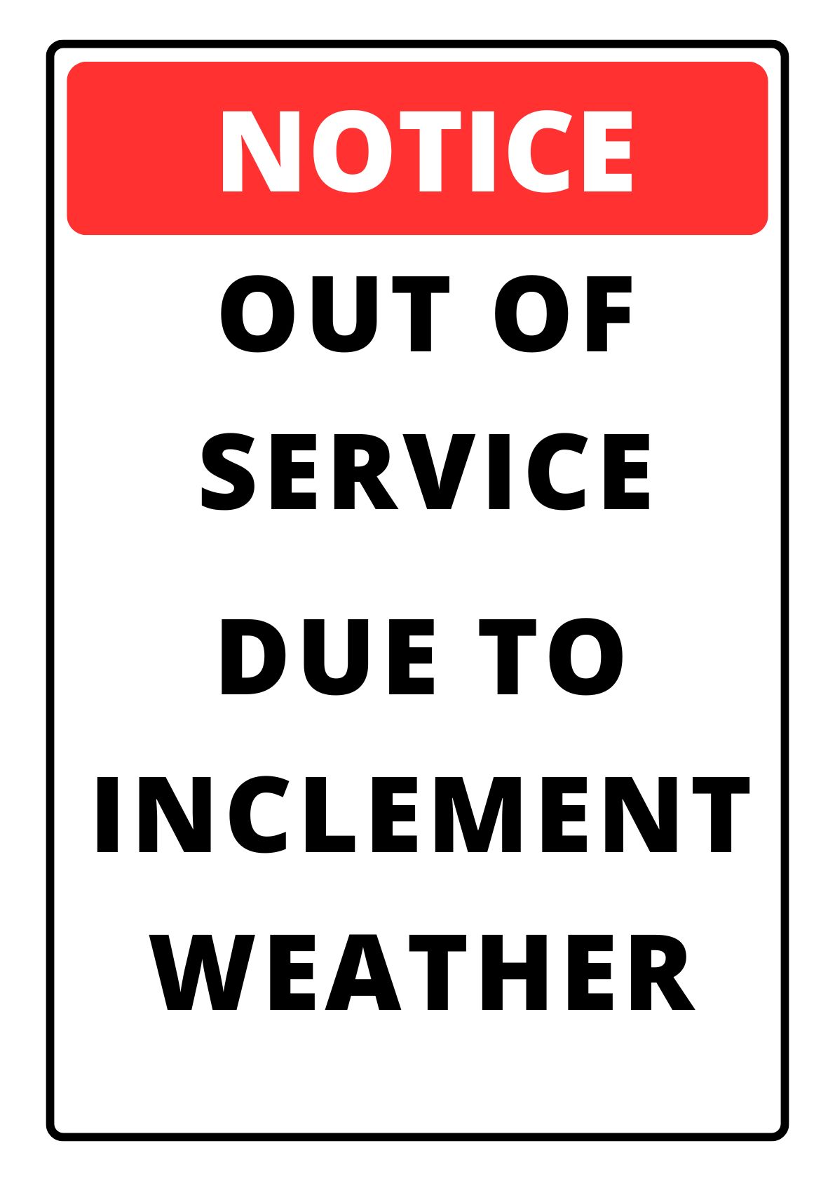 Out of Service Poster